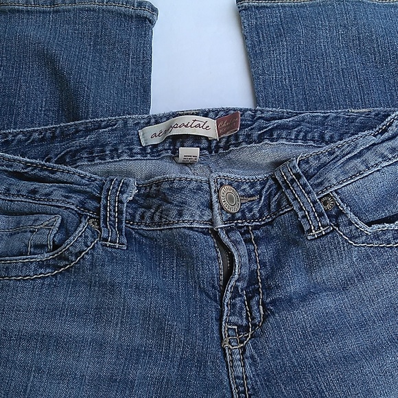 Aeropostale Chelsea Bootcut Jeans 9/10 Med Wash - Picture 2 of 8